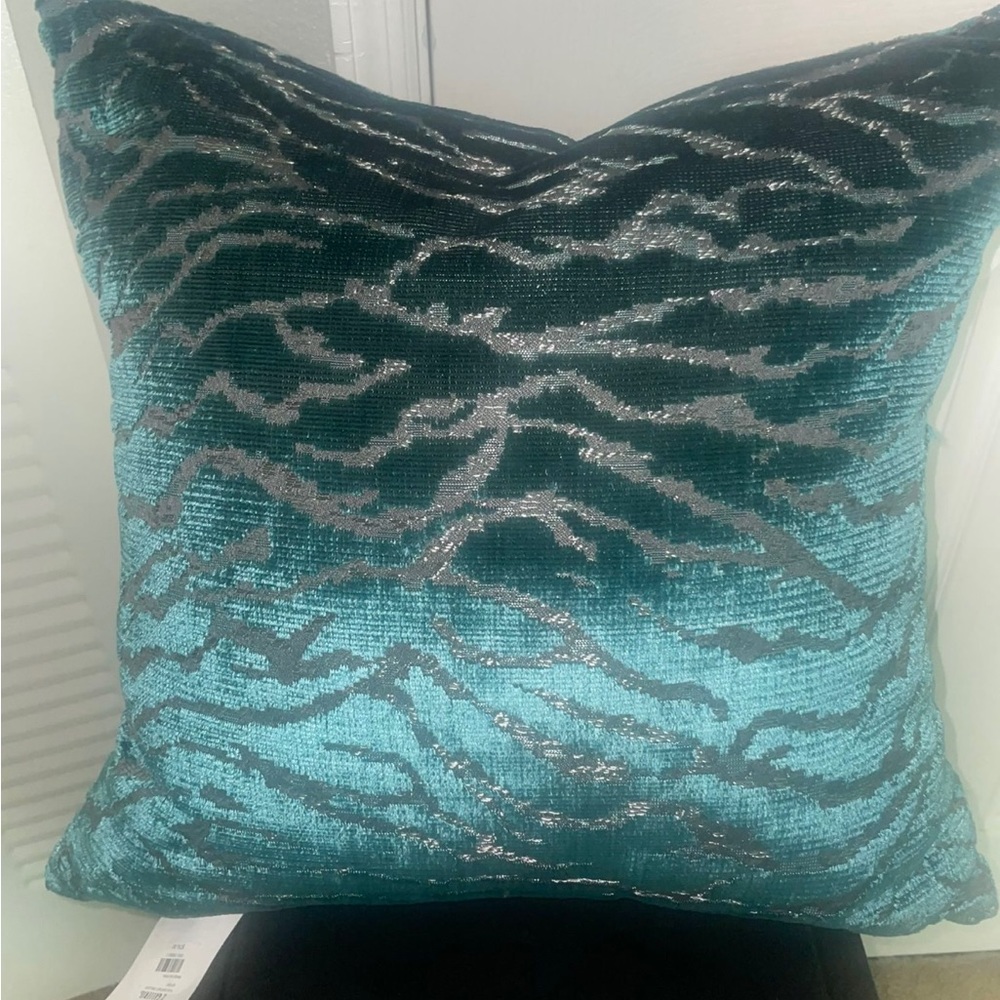 Cerulean Color Throw Pillow COVER ONLY